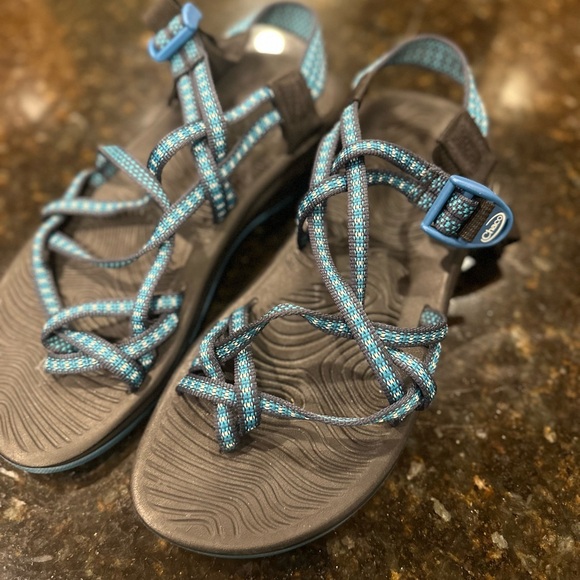 CHACO Women's Z/Volv X2 Sandals - Ennis Teal - Picture 2 of 6